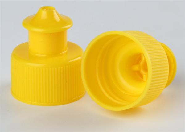 Orange / Green / White Push Pull Cap , Hand Wash Bottle 24 410 Caps