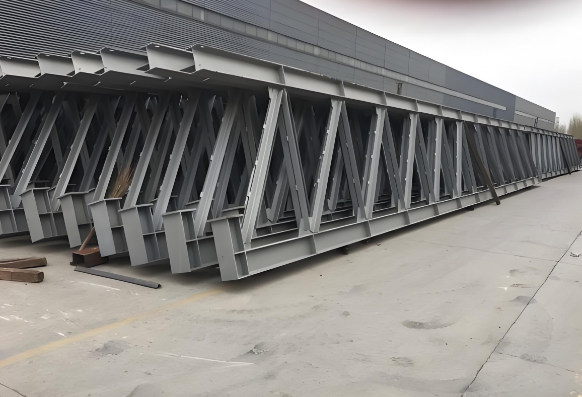 Prefabricated Commercial Steel Frame Building Wind Resistant For Warehouses