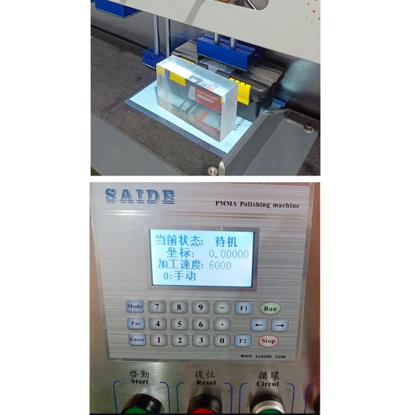 PLASTIC STRAIGHT EDGE DIAMOND POLISHING MACHINE 1350BX CE