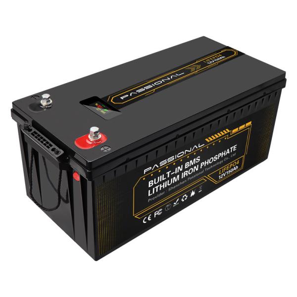 12V 150Ah LiFePO4 Rechargeable Battery , Energy Storage E Bike Lead Acid Battery