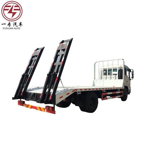 4x2/6x2/6x4/8x4/8x6/4x4/6x6 Caminhão Dongfeng de cama plana para demandas de entrega de escavadeiras