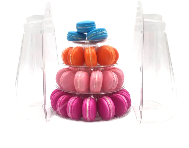 Macaron Packaging Paper Box Gift Box Beautiful Shape Biscuit Snack Box