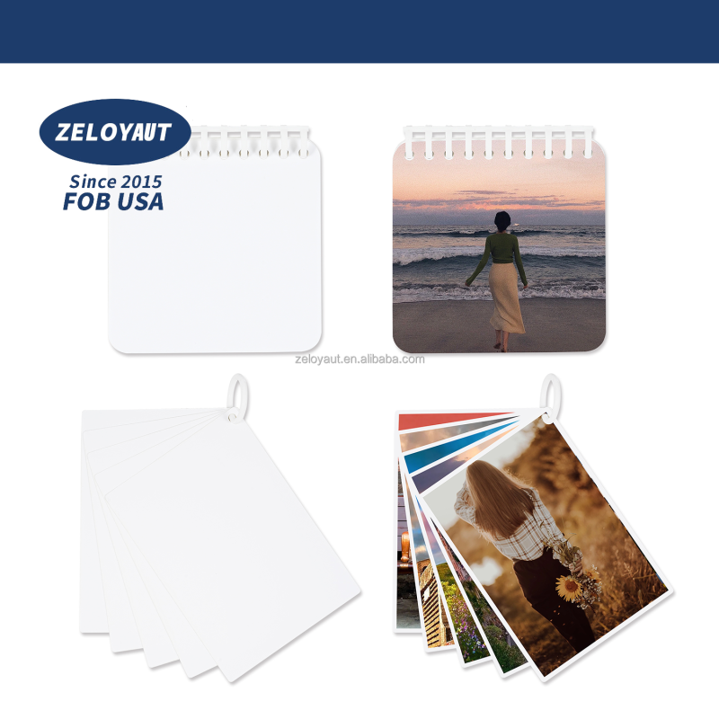 Zeloyaut Sublimation Blank Custom Print Hand Cover Baby Photo Album Birth Day Memory Photo Album Book Cute Album Sheet Blanks