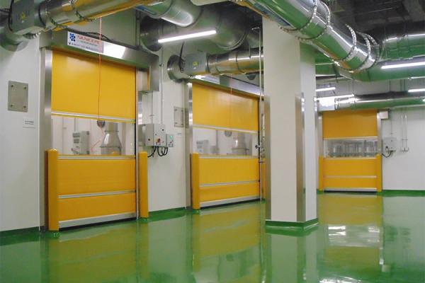 304 aço inoxidável Porta de PVC de alta velocidade