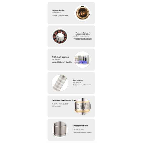 Solar Powered Submersible Pumps 3HP 110m 220V OEM for Deep Well Agriculture