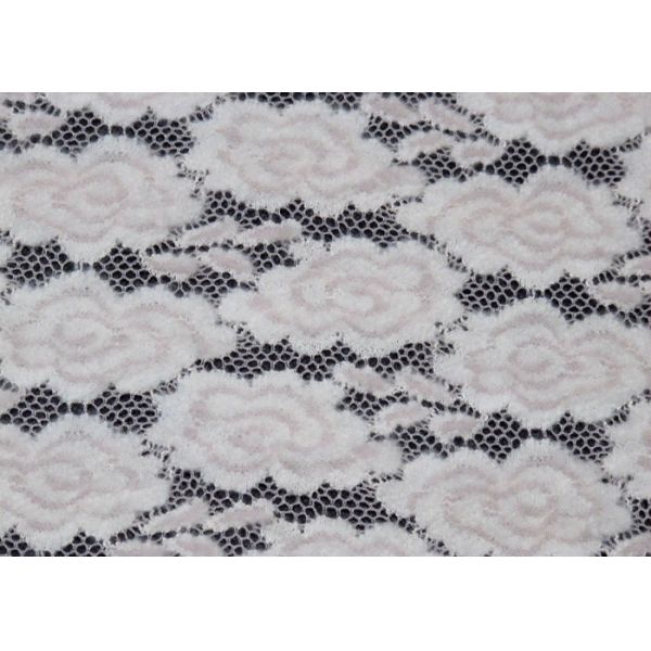 Elegant Colored Breathable Brushed Jacquard Lace Fabric For Women