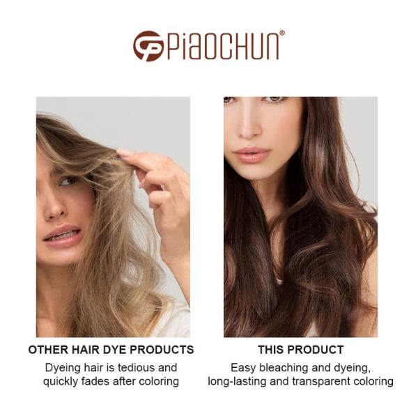 Convenient Professional Permanent Hair Color Powder 500G Ammonia Free Salon Use