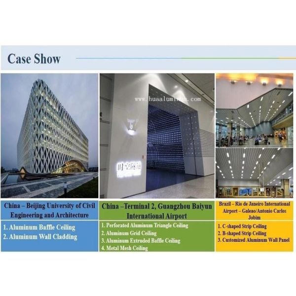 Anti Scratch 1.22m Decorative Aluminium Solid Panel Outdoor