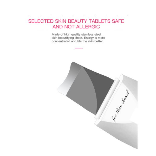 Скруббер перевозчика угорь 300g пластикового портативного ультразвукового скруббера кожи профессиональный