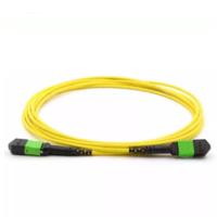 12 fibres de haute qualité SM femelle/mâle/millimètre câble optique de correction de fibre de MPO/MTP