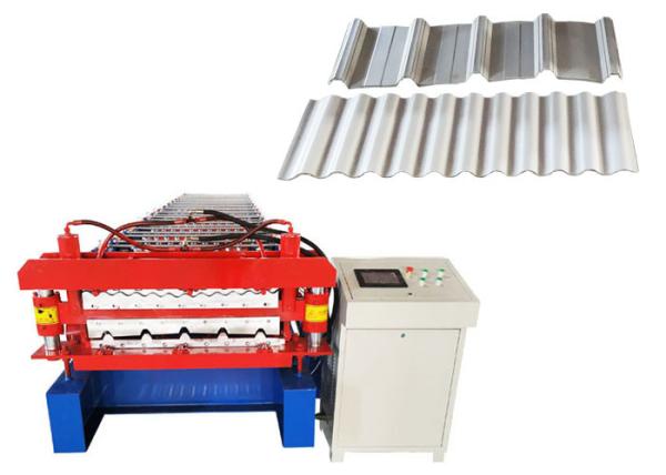 Speed 8-12 M/Min Double Layer Roll Forming Machine Roller Material 45# Steel