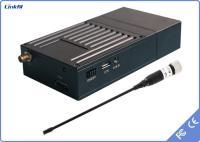 1.5km COFDM Transmissor de vídeo HDMI & CVBS para Polícia Militar AES256 Baixa Latência