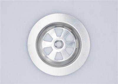Kitchen Waste Sink Strainer Parts Stainless Steel Silver 75 Mm OD
