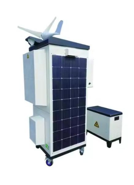 Système hybride solaire-éolien hors réseau pour communications extérieures, conception modulaire et haute évolutivité