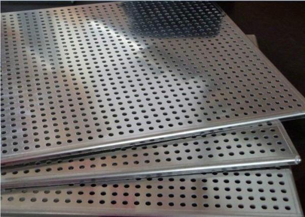 2m 2.44m Perforated Steel Mesh Sheets ,  316 Stainless Steel Perforated Sheet