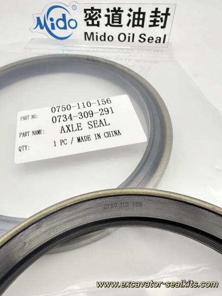 0734-309-291｜High-Wear Resistant Excavator Axle Shaft Seal