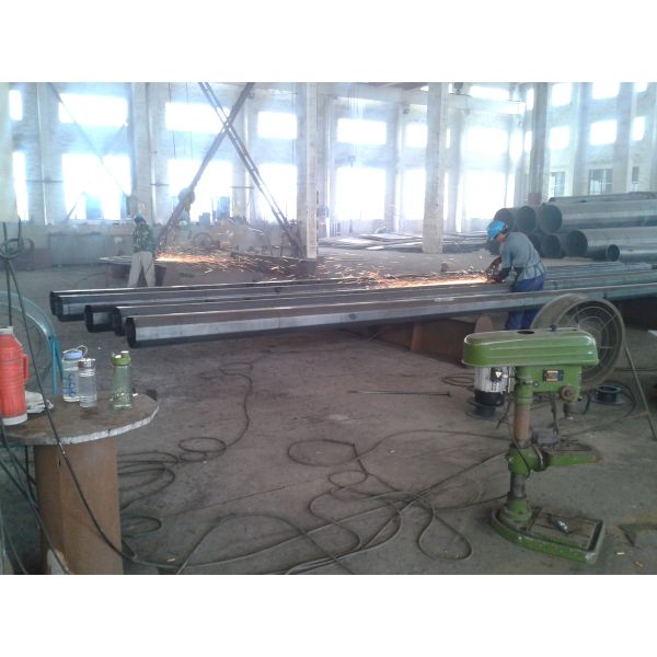8M 11M steel light pole AWS D1.1 Welding Thickness 4mm steel pipe Easy install