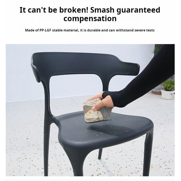 Contemporary Balcony Dining Set Metal Table And Stackable Chairs For Outdoor Leisure