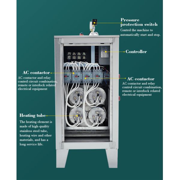 Электрический парогенератор высокого давления 220V / 380V Электрическое отопление