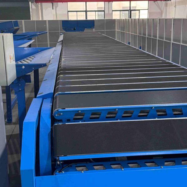 8000 Pieces/Hour High Efficiency High Accuracy Narrow Belt Sorter for Warehouse Logistics Systems