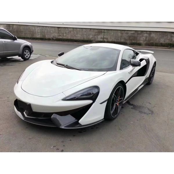 Pour McLaren 540c 570s 570gt Kit de carrosserie en fibre de carbone 540c 570s 570gt Modifié NOVI Style Spoiler Diffuseur de lèvres avant