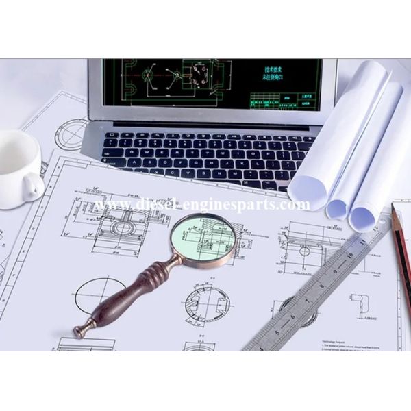 TD60/61 Diesel Engine Piston Aluminum Alloy ISO9001 Custom Diesel Pistons