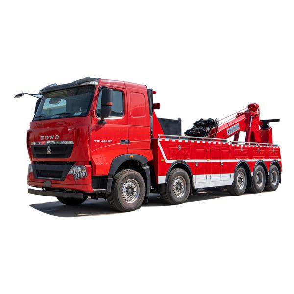China Sinotruk Howo Flatbed Truck Tow Truck Tilt Tray Towing Joint 40 Tons Rotator Tow Truck