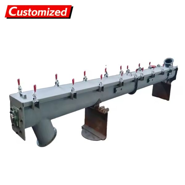 Customized High Temperature Stainless Steel Thermal Screw Conveyor for Powder and Granular Material Cooling