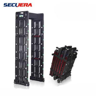 easy taking Portable 255 Sensitivity 24 Zones walk through metal detector door