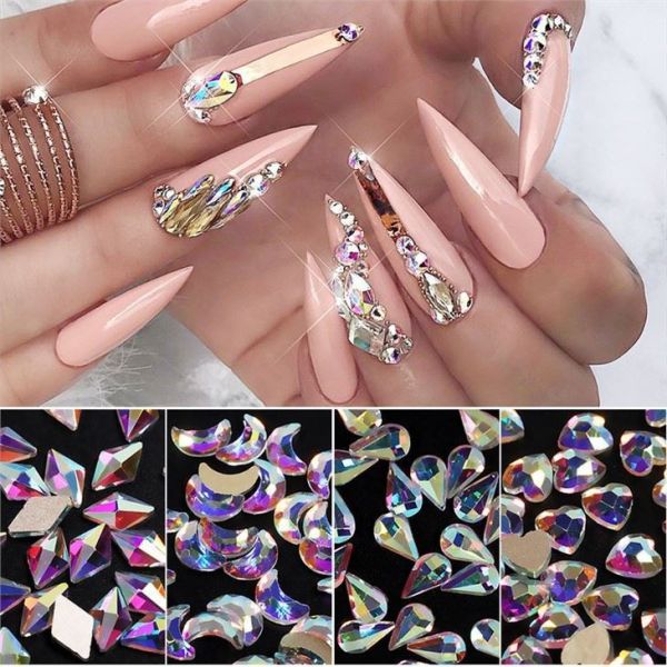 Wholesale Ab Colors Crystal Micro Diamonds Nail Art Rhinestones Factory