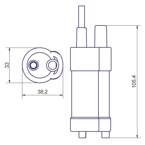 AQUAWING DC submersible pump 12V mini water pump RV toilet flushing pump JT-600 coffee machine pump