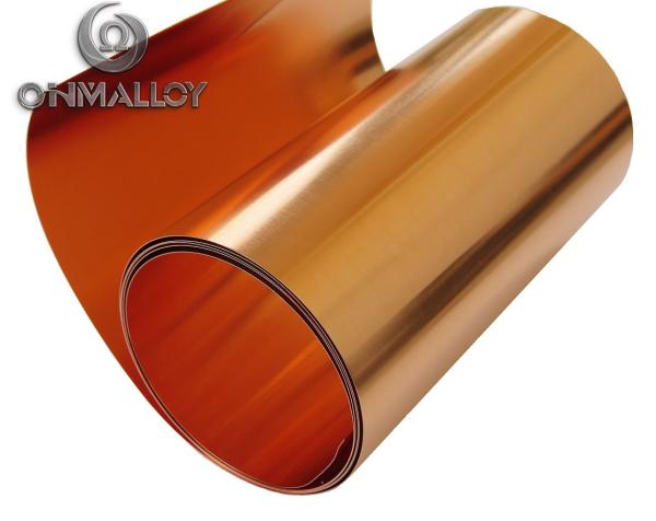 Tira macia super C17200 ASTM B601 0.3x250mm do berílio do cobre de TB00 HV