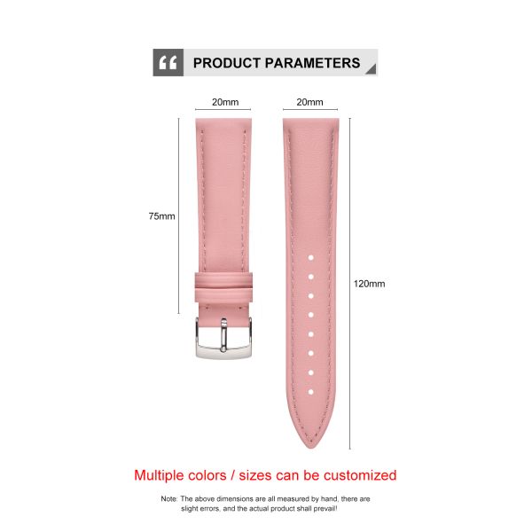 Women's Lively Genuine Leather Watch Strap