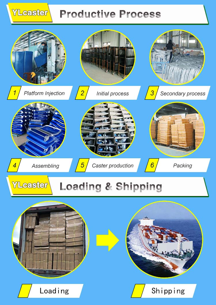 Combinable складывая вагонетка 100kg платформы, небольшие портативные оптовые продажи колес тележки 6 вагонетки