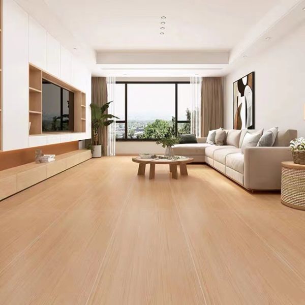 600x1200 Wood Grain Porcelain Floor Tile Matte Luster Heat Insulation