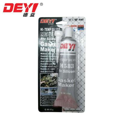 Grey RTV Silicone Sealant For Joint Surface Of Plain Flange And Mechanism Cover Plate