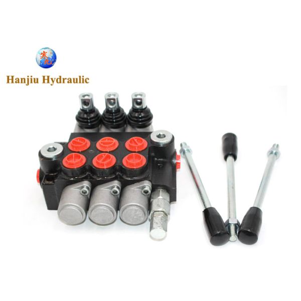Pruning Sweeper Hydraulic Monoblock Valve 3p40 High Pressure G1/2 Port Threads 6 Spool