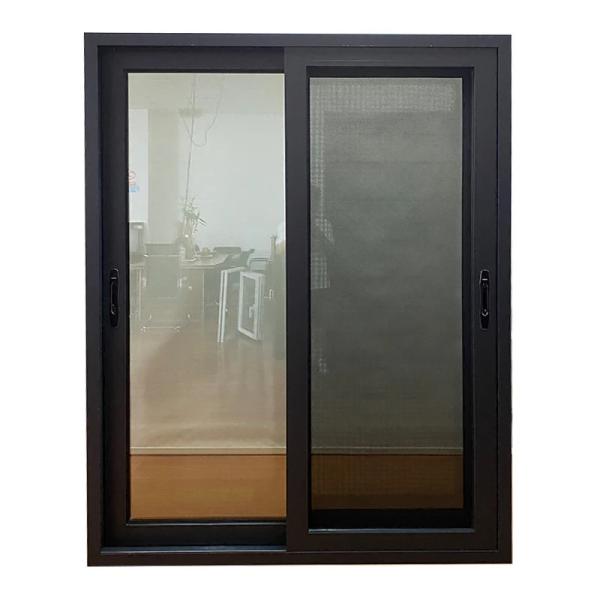 Black Modern Sealant Vertical Aluminium Windows Aluminium And Glazing Double Glaze