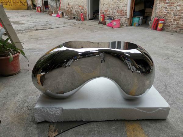 ODM Stainless Steel 316 Furniture Sculptures Abstract Diamond Sculpture