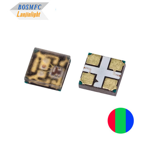 China LED supplier Multi Color PLCC4 2020 RGB LED 12mA Built-in IC Individual Intelligent Control