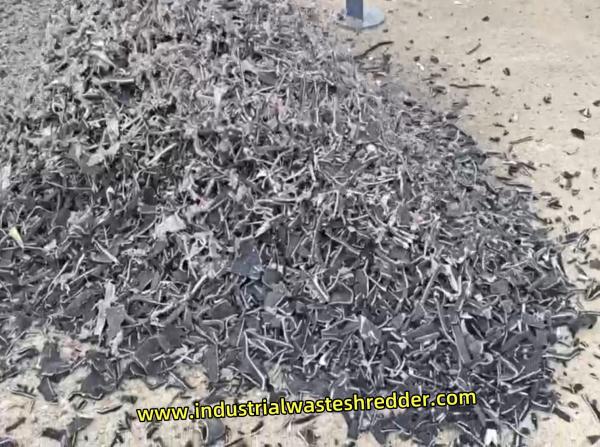 Car Interior Waste Grinder Fabric Carpet Roof Leather Crusher Customized Capacity And Discharge Size