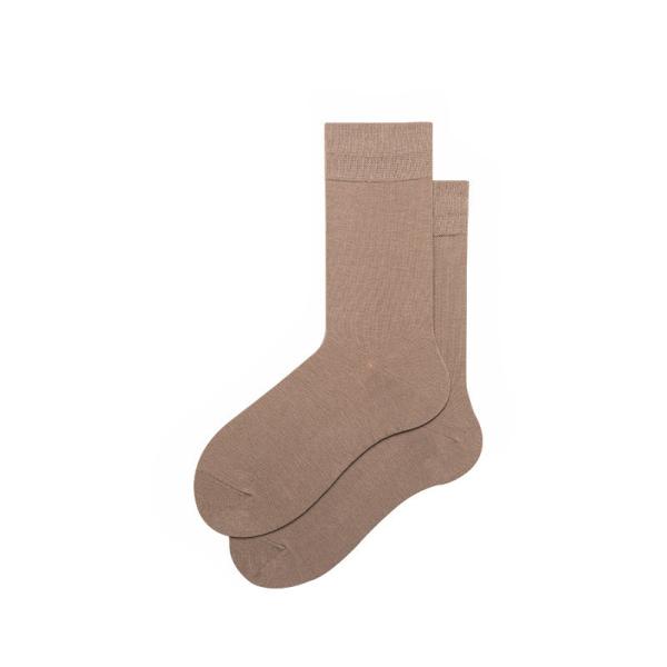 A senhora retro Cotton Loose Plain coloriu o tubo de cor sólida das peúgas