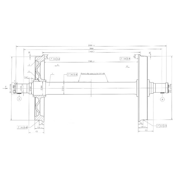 23.5t Railway Wheel Set