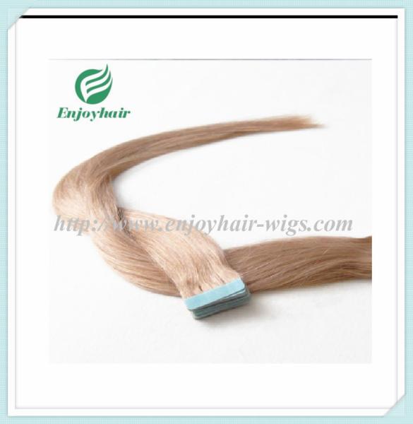 Tape Hair extension 16-28L,100s/pack 18# color Straight malaysian virgin hair
