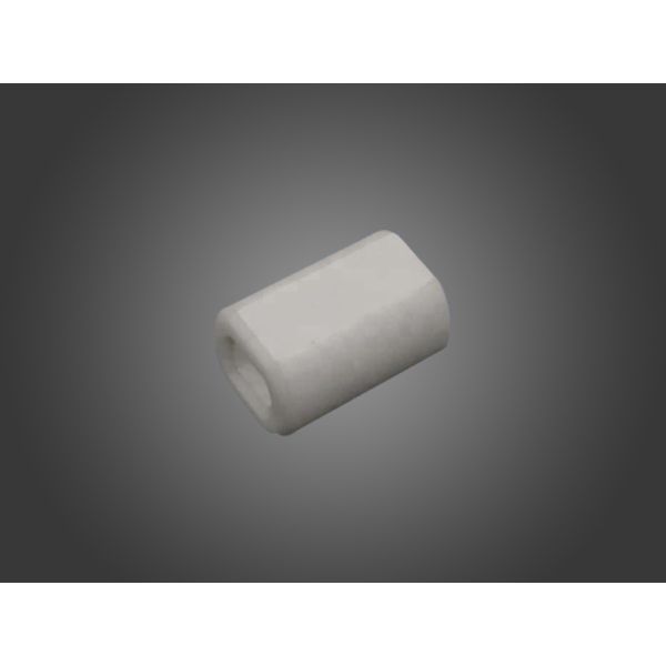 High Insulation Mullite Ceramic Tube Insulator , Bend Elbow 99.7 % Ceramic Products Manufacturing