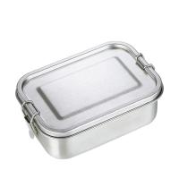 Caixa de almoço Bento Metal 800ml 304 recipiente de aço inoxidável para refeições e lanches