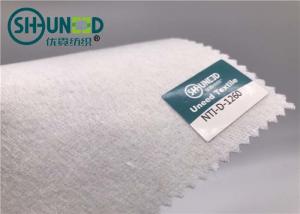 100% Wool Tie Interlining Fabric Plain Weave Woven Eco Friendly For Bag