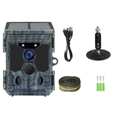 4K 112MP WIFI Night Vision Wild Game Trail Camera Solar Powered Camera Traps for Hunting