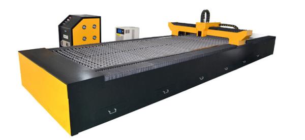 Large Format Steel Fiber Laser Cutting With Fiber Laser Power 500W