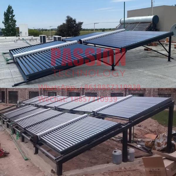 6000L Hotel Solar Water Heater 50tubes Vacuum Tube Solar Heating Collector